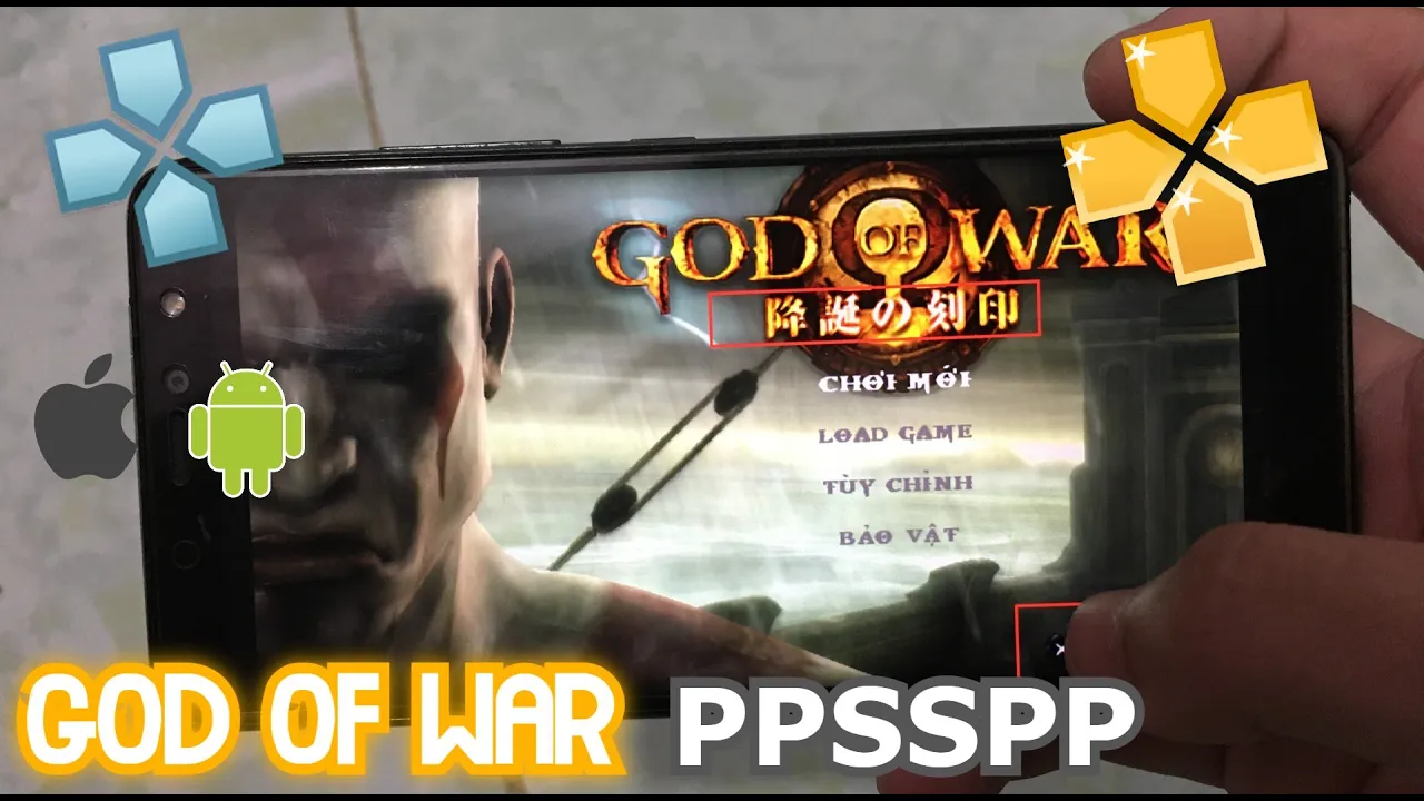 TẢI GOD OF WAR PPSSPP TRÊN ĐIỆN THOẠI