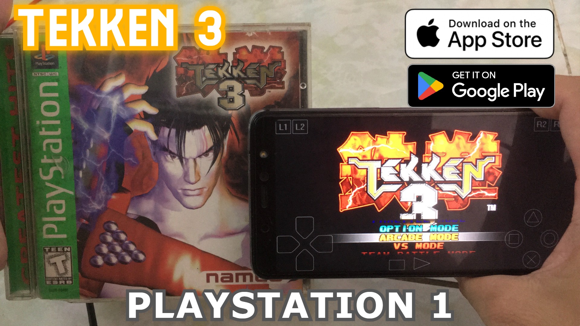 TẢI TEKKEN 3 PS1 TRÊN ĐIỆN THOẠI