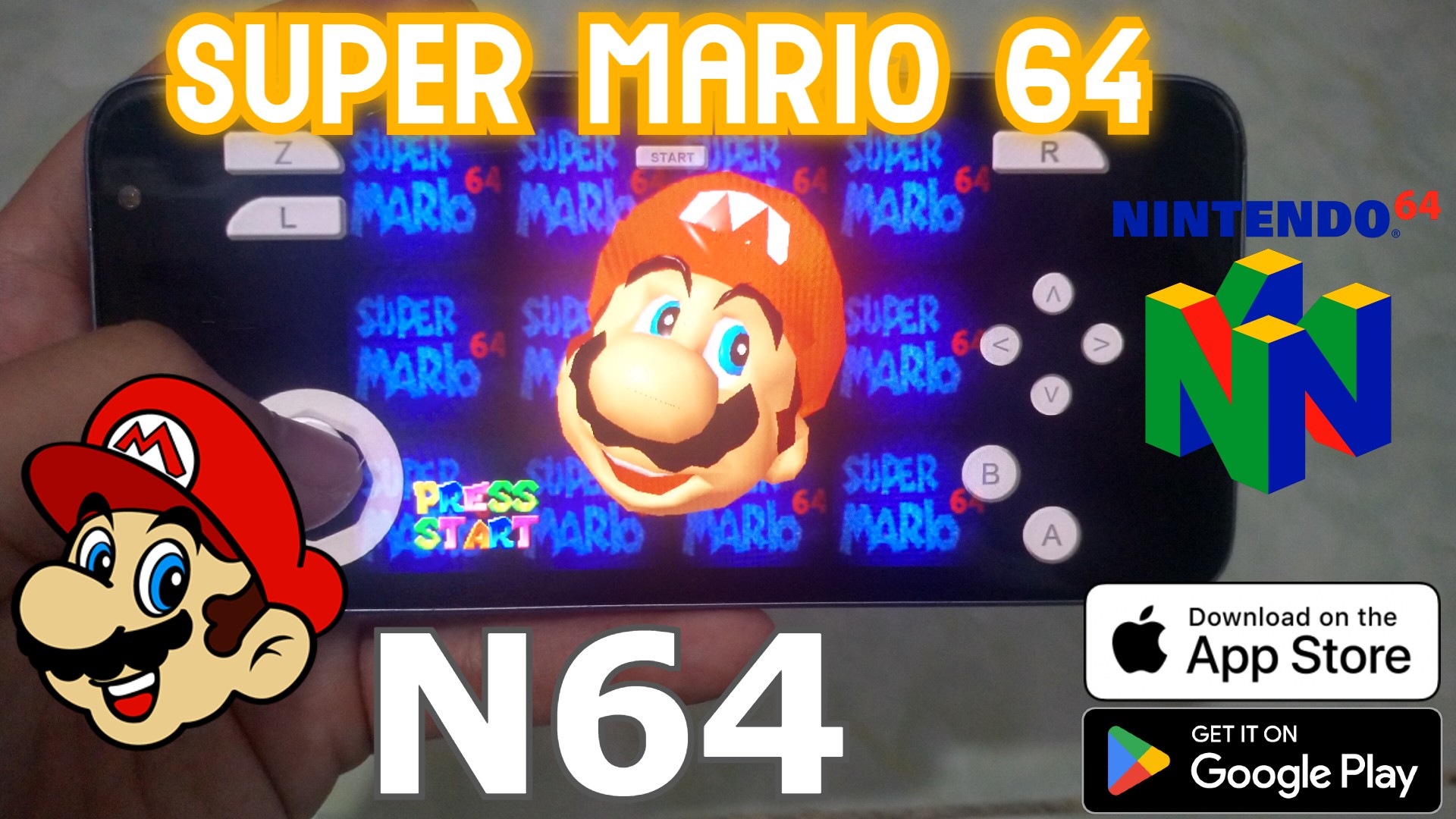 TẢI SUPER MARIO N64 TRÊN ĐIỆN THOẠI